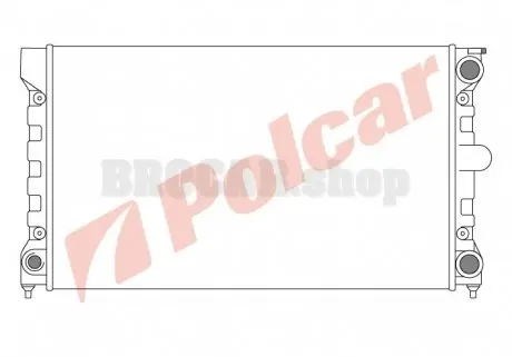 9534084 Радіатори охолодження POLCAR підбір по vin на Brocar