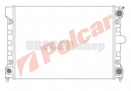 9534082 Радіатори охолодження POLCAR підбір по vin на Brocar