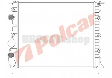 6060084 Радиаторы охлаждения POLCAR подбор по vin на Brocar