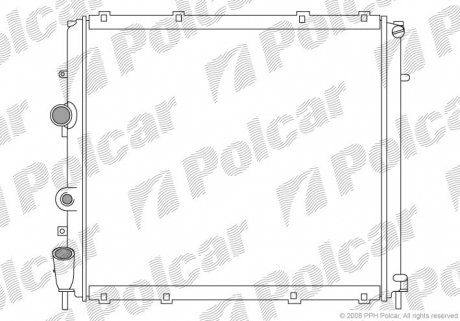 6060083 Радіатори охолодження POLCAR підбір по vin на Brocar