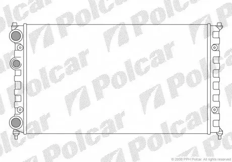 6713086 Радіатор охолодження POLCAR підбір по vin на Brocar