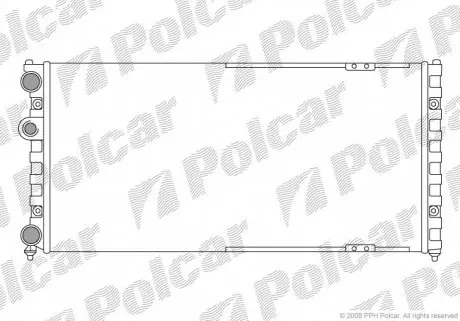 6713085 Радіатор охолодження POLCAR підбір по vin на Brocar