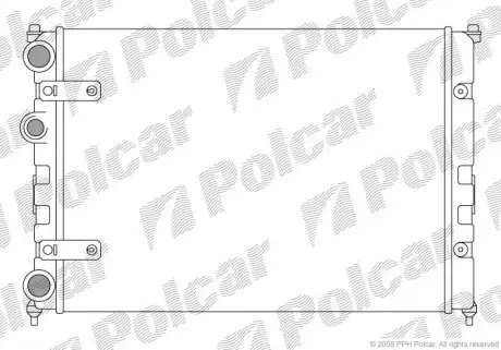 6713081 Радиаторы охлаждения POLCAR підбір по vin на Brocar