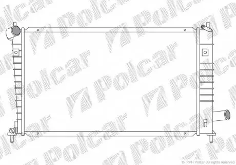 6524082 Радіатори охолодження POLCAR підбір по vin на Brocar