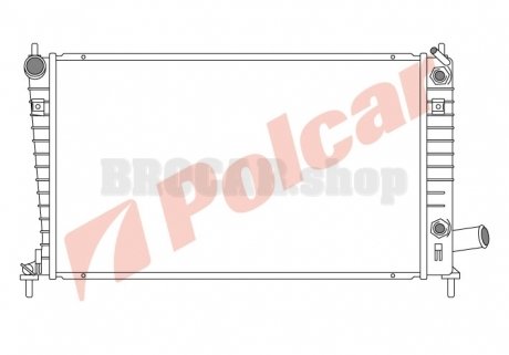 6523085 Радиаторы охлаждения POLCAR підбір по vin на Brocar