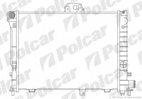 6520083 Радіатори охолодження POLCAR підбір по vin на Brocar