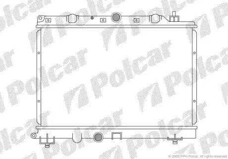 6340082 Радіатор охолодження POLCAR підбір по vin на Brocar