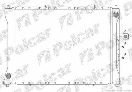 6319082 Радіатори охолодження POLCAR підбір по vin на Brocar