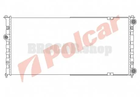 9524086 Радиаторы охлаждения POLCAR підбір по vin на Brocar