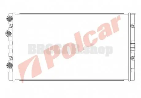 9524083 Радіатори охолодження POLCAR підбір по vin на Brocar