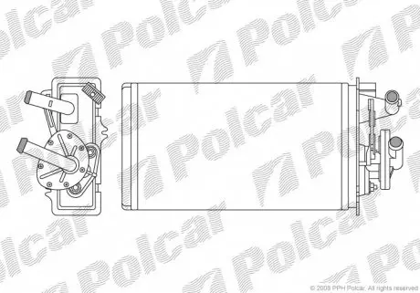 3026N82 Радиаторы обогрева POLCAR подбор по vin на Brocar
