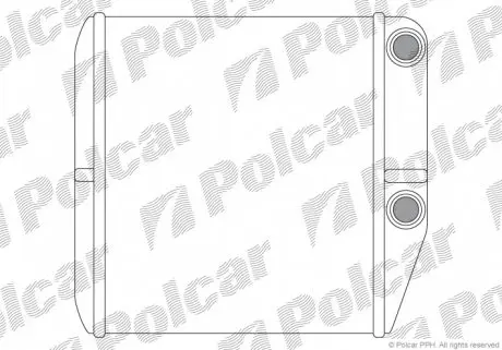 3024N82 Радиаторы обогрева POLCAR подбор по vin на Brocar