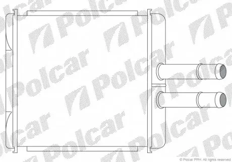 2912N81 Радиаторы обогрева POLCAR подбор по vin на Brocar
