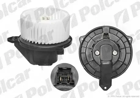 2406NU2 Вентилятор кабіни POLCAR підбір по vin на Brocar