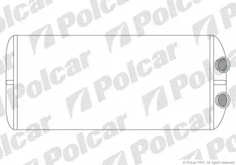 2329N83 Радіатор обігріву POLCAR підбір по vin на Brocar
