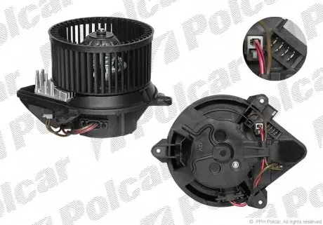 2324NU2 Вентиляторы кабины POLCAR подбор по vin на Brocar