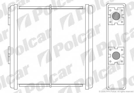 2728N8A1 Радиаторы обогрева POLCAR подбор по vin на Brocar