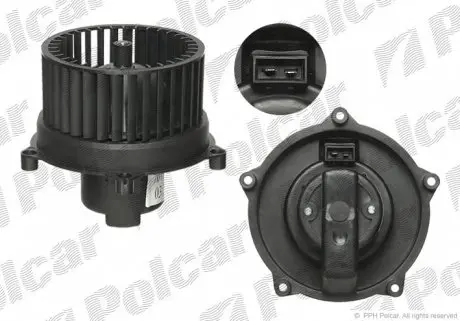 9566NU2 Вентилятор кабіни POLCAR підбір по vin на Brocar