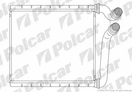 9555N81X Радіатори обігріву POLCAR підбір по vin на Brocar