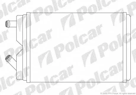 9032N81 Радіатор обігріву POLCAR підбір по vin на Brocar