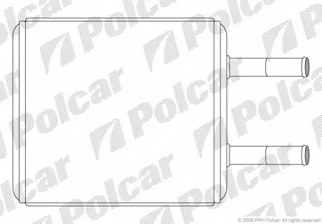 4005N81 Радиаторы обогрева POLCAR підбір по vin на Brocar