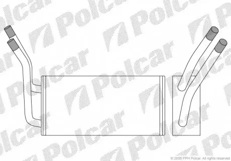 3247N81 Радиаторы обогрева POLCAR підбір по vin на Brocar