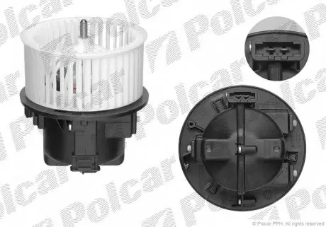 4312NU2X Вентилятор кабіни POLCAR підбір по vin на Brocar