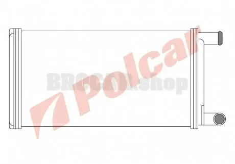 5061N82 Радіатор обігріву POLCAR підбір по vin на Brocar