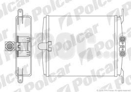 5024N82 Радиаторы обогрева POLCAR підбір по vin на Brocar