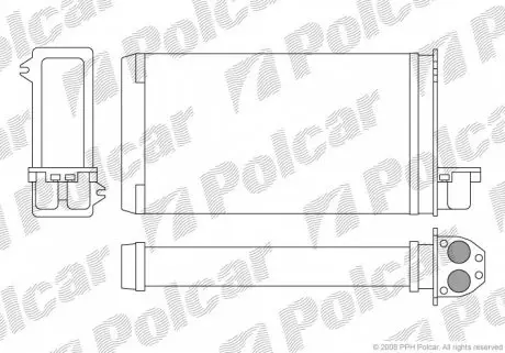 5722N81 Радиаторы обогрева POLCAR подбор по vin на Brocar