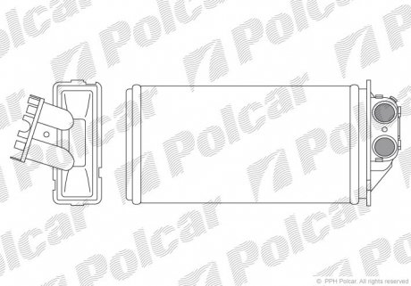 5710N82 Радиаторы обогрева POLCAR подбор по vin на Brocar