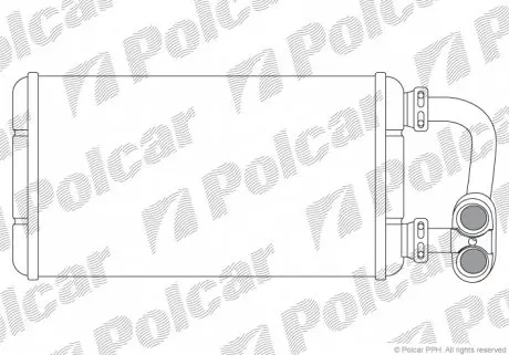 2007N84 Радиаторы обогрева POLCAR підбір по vin на Brocar