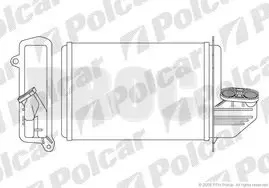 2007N82 Радіатор обігріву POLCAR підбір по vin на Brocar