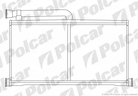 1338N81X Радиаторы обогрева POLCAR підбір по vin на Brocar