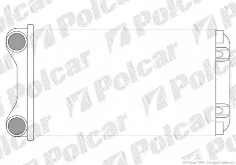 1325N8A1 Радіатор обігріву POLCAR підбір по vin на Brocar
