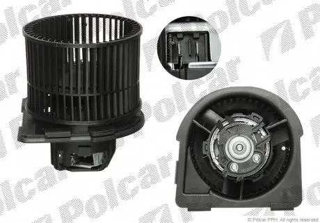 5516NU1 Вентилятор кабіни POLCAR підбір по vin на Brocar
