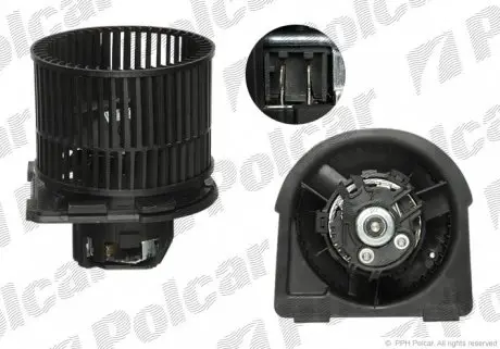 5516NU2 Вентилятор кабіни POLCAR підбір по vin на Brocar