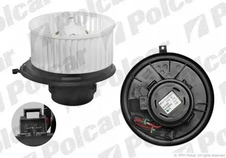 6037NU2X Вентилятор кабіни POLCAR підбір по vin на Brocar