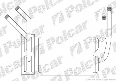 6003N81 Радиаторы обогрева POLCAR подбор по vin на Brocar