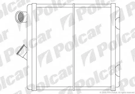 5514N83 Радіатор обігріву POLCAR підбір по vin на Brocar