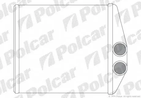 5556N81 Радіатори обігріву POLCAR підбір по vin на Brocar