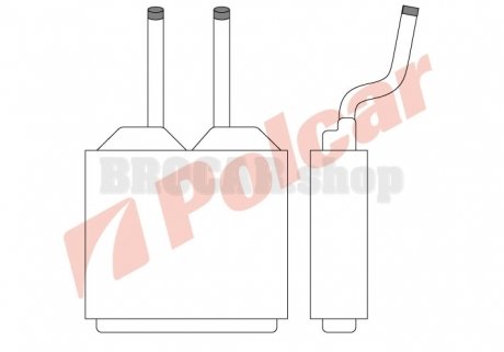 5555N81 Радиаторы обогрева POLCAR подбор по vin на Brocar