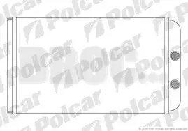 5702N82 Радіатор обігріву POLCAR підбір по vin на Brocar