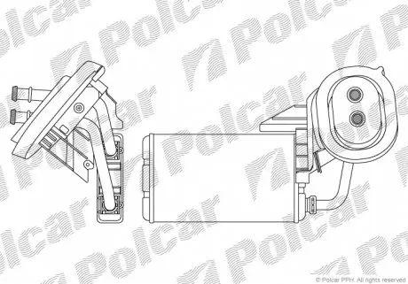 6041N82 Радиаторы обогрева POLCAR подбор по vin на Brocar