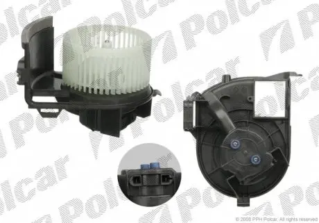 6055NU2X Вентилятор кабіни POLCAR підбір по vin на Brocar