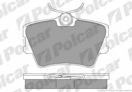 S701129 Тормозные колодки POLCAR подбор по vin на Brocar