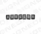 PAM07043GB РЕШЕТКА (черная 7шт) JY-BD-099-A / JEEP CHEROKEE 2019- SIGNEDA підбір по vin на Brocar