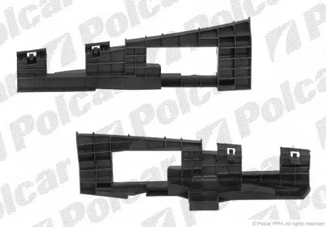8012077 Кронштейн бампера лівий POLCAR підбір по vin на Brocar
