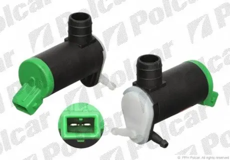 2304PS2 Насос омивача скла Peugeot 106, 206, 306, 406, Partner POLCAR підбір по vin на Brocar