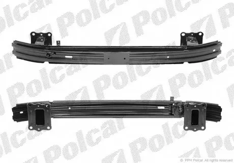 4048073 Підсилювач бампера POLCAR підбір по vin на Brocar